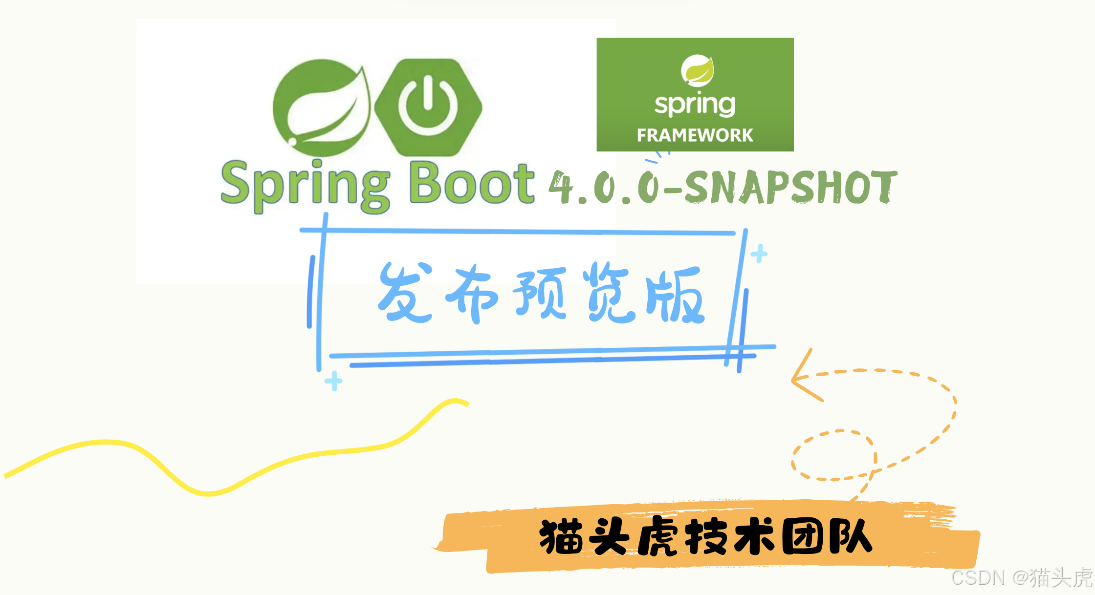 Spring Boot 4.0.0-SNAPSHOT 已发布预览版,建立在 Spring Framework 7.0 之上,最低 Java 17,兼容至 Java 25,推荐 Java 21