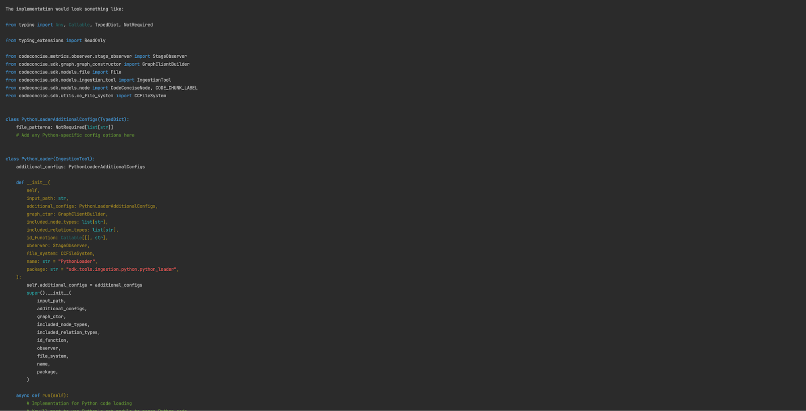 提示Claude Code为CodeConcise提供支持