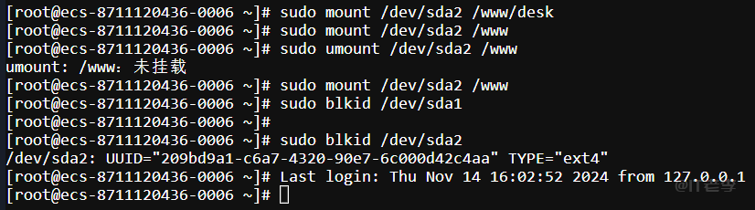 记录Linux系统挂载新数据磁盘出错以及挂载后宝塔面板失效的教程 第6张